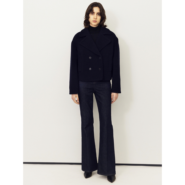 Theory - Theory 22aw ショート丈Pコートの通販 by yu♡'s shop Theory - Theory 22aw ショート丈Pコートの通販 by yu♡'s shop