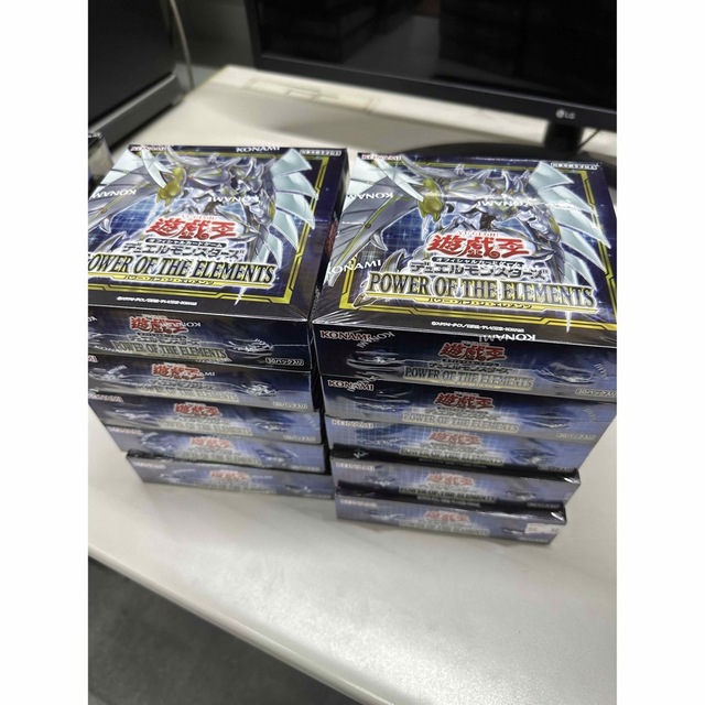 新品未開封!10BOX 遊戯王 シュリンク付 パワーオブエレメンツ - Box