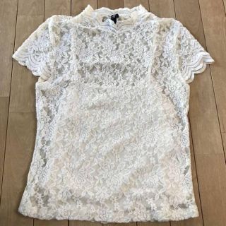 ザラ(ZARA)のZARA レーストップス(カットソー(半袖/袖なし))