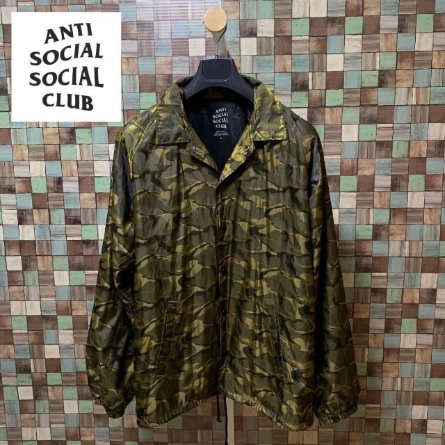 最終値下げ】anti social social club コーチジャケットナイロン