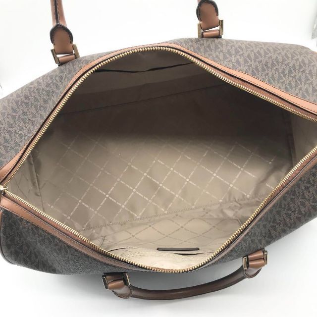 【美品】MICHAEL KORS マイケルコース ボストンバッグ 総柄 大容量