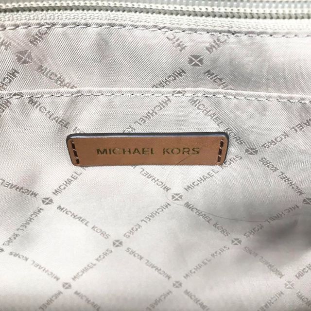 超美品　MICHEAL KORS シグネチャー　レザー　pvc ミニ　リュック