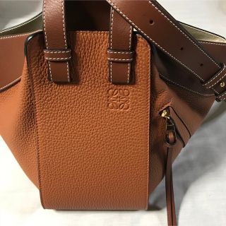 LOEWE ハンモックバッグ スモール タン バイカラー 未使用に近い美品