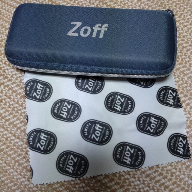 Zoff(ゾフ)のZoff　ボストン型メタルフレームメガネ　度なし　ブルーライトカット レディースのファッション小物(サングラス/メガネ)の商品写真
