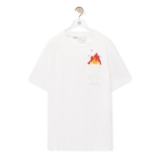 品質 LOEWE ロエベ ハウル カルシファーポケットTシャツ L~ Tシャツ
