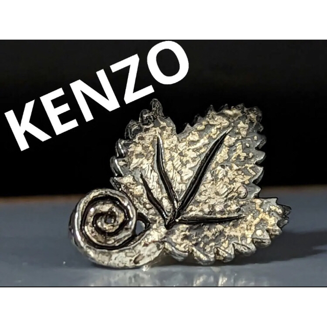 シルバーベースサイズ◆KENZO ピンバッジ　ブローチ　No.769◆