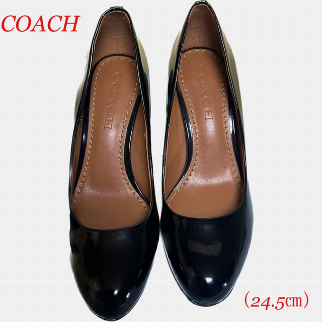 COACH(コーチ)の【美品】COACH ヒールパンプス （23A00552） レディースの靴/シューズ(ハイヒール/パンプス)の商品写真