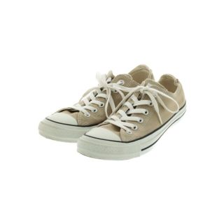 コンバース(CONVERSE)のCONVERSE コンバース スニーカー 25cm ベージュ 【古着】【中古】(スニーカー)