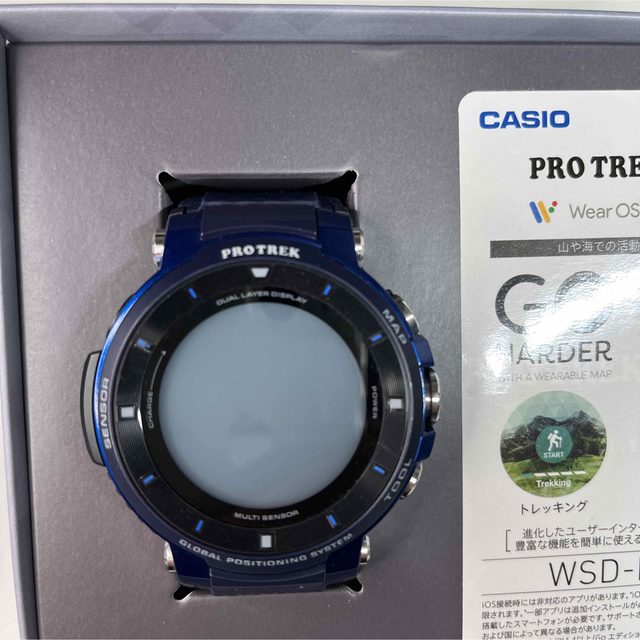 未使用品 CASIO PROTREK Smart WSD-F30-BU