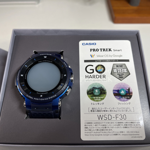 時計【最終最強モデル】PRO TREK  Smart WSD-F30-BU