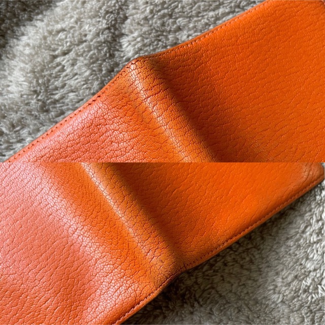 Hermes(エルメス)のHERMES 手帳カバー オレンジ エルメス　アジェンダビジョン レディースのファッション小物(その他)の商品写真