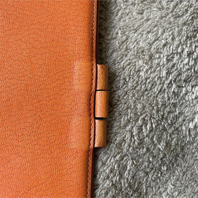 HERMES 手帳カバー オレンジ エルメス　アジェンダビジョン