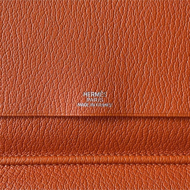 Hermes(エルメス)のHERMES 手帳カバー オレンジ エルメス　アジェンダビジョン レディースのファッション小物(その他)の商品写真