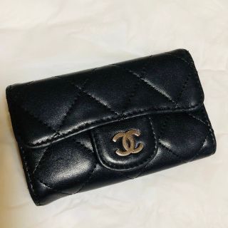 シャネル(CHANEL)のシャネル　マトラッセ　6連　キーケース　金具シルバー(キーケース)