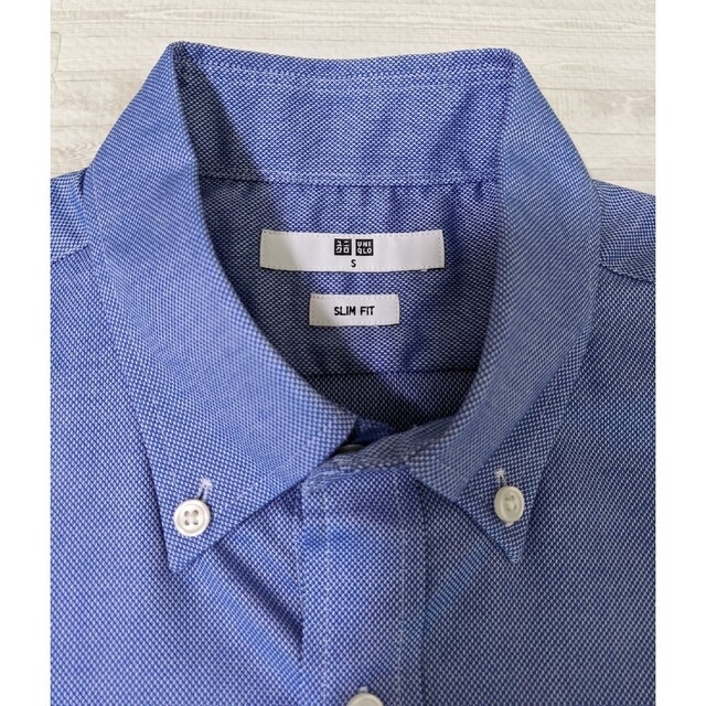 UNIQLO(ユニクロ)のユニクロ　ボタンダウンシャツ　スリムフィット　ワイシャツ メンズのトップス(シャツ)の商品写真