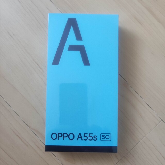 OPPO SIMフリースマートフォン A55S 5G ブラック〘 新品未開封〙