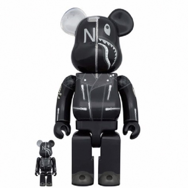 BE@RBRICK(ベアブリック)のBAPE X NBHD SHARK BE@RBRICK 100% & 400% エンタメ/ホビーのフィギュア(その他)の商品写真