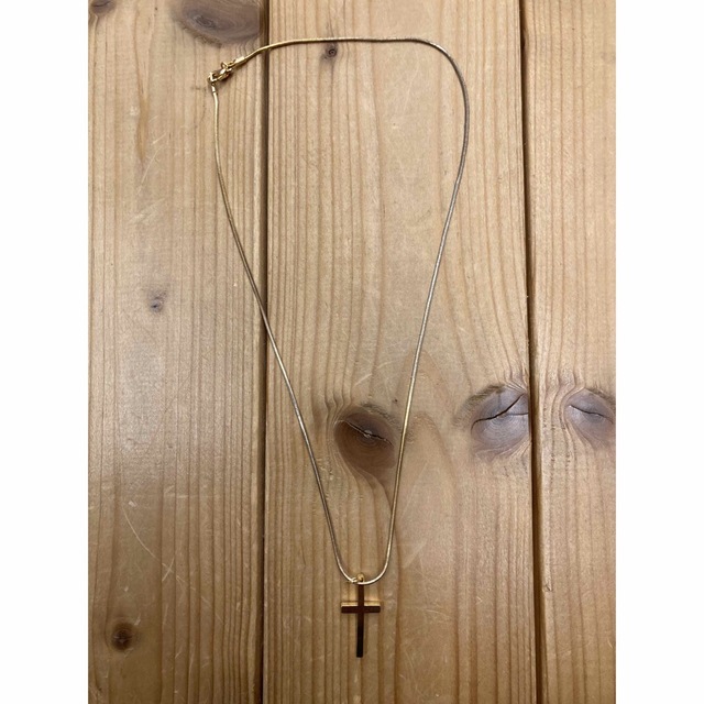 金運アップ！ユニセックス ゴールド クロスネックレス ネックレス 十字架 メンズのアクセサリー(ネックレス)の商品写真