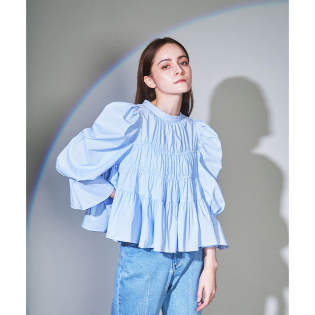ギャザーブラウス 2022S/S レディース トップス