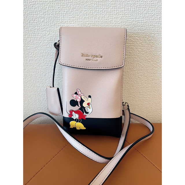 kate spade new york - ケイトスペード ミニーコラボ スマホショルダー 