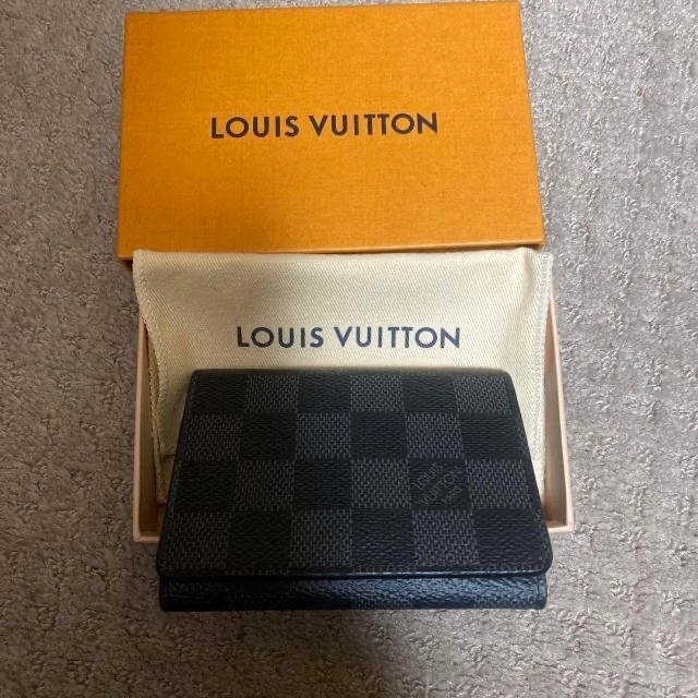 低価格 メンズ - VUITTON LOUIS 名刺入れ ダミエ・グラフィット