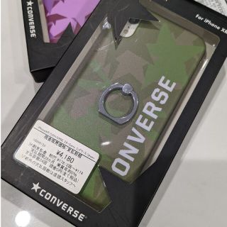 CONVERSE - 70%off!! au正規品 iPhoneXR CONVERSE リングケースの通販