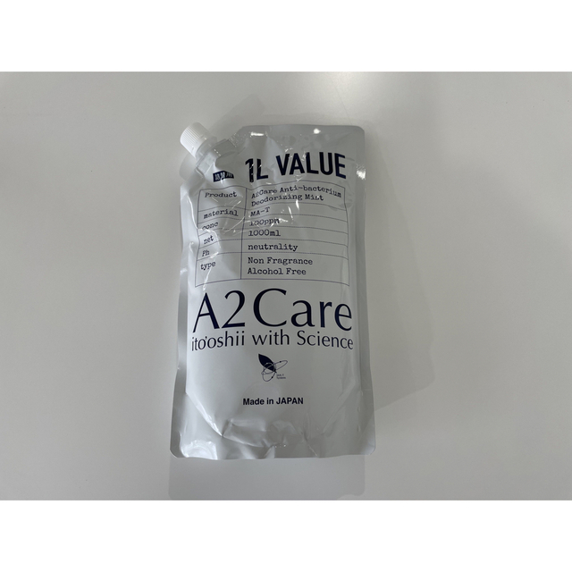 ANA(全日本空輸)(エーエヌエー(ゼンニッポンクウユ))のA2 care  A2care エーツーケア　1L 詰め替え用　新品 インテリア/住まい/日用品の日用品/生活雑貨/旅行(日用品/生活雑貨)の商品写真