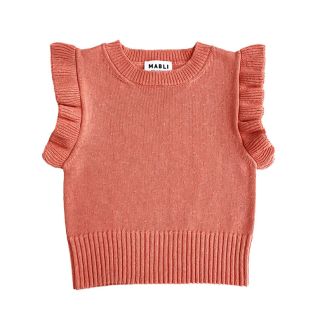 キャラメルベビー&チャイルド(Caramel baby&child )のMABLI ニットトップス　12m 新品　タグ付き ブロッサム(シャツ/カットソー)