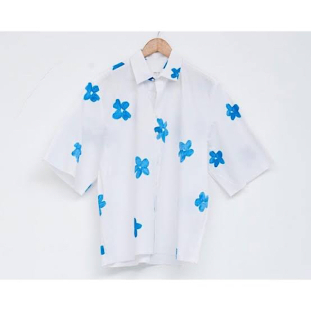 CAMIEL FORTGENS HANDPAINTER FLOWER SHIRT メンズのトップス(シャツ)の商品写真