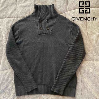 ジバンシィ(GIVENCHY)の希少デザイン　GIVENCHY/ジバンシー ヘチマ襟　コットンニット　セーター(ニット/セーター)