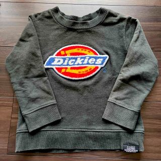 ディッキーズ(Dickies)のDickes 長袖スウェットトレーナー　黒　110(Tシャツ/カットソー)