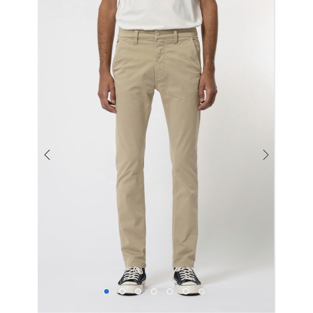 Nudie Jeans(ヌーディジーンズ)のNudie Jeans  ヌーディージーンズ　チノパン　KHAKI TIGHT メンズのパンツ(チノパン)の商品写真