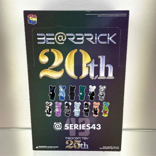 BE@RBRICK(ベアブリック)のBE@RBRICK SERIES 43 / 24個入りBOX エンタメ/ホビーのフィギュア(その他)の商品写真