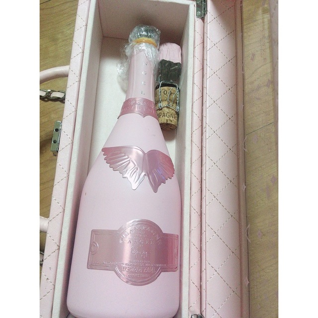 Dom Pérignon - エンジェル シャンパン ドゥミセックロゼ ピンク 空瓶