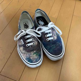 ヴァンズ(VANS)のVANS  × MoMA クロード モネ スニーカー 22.5cm(スニーカー)