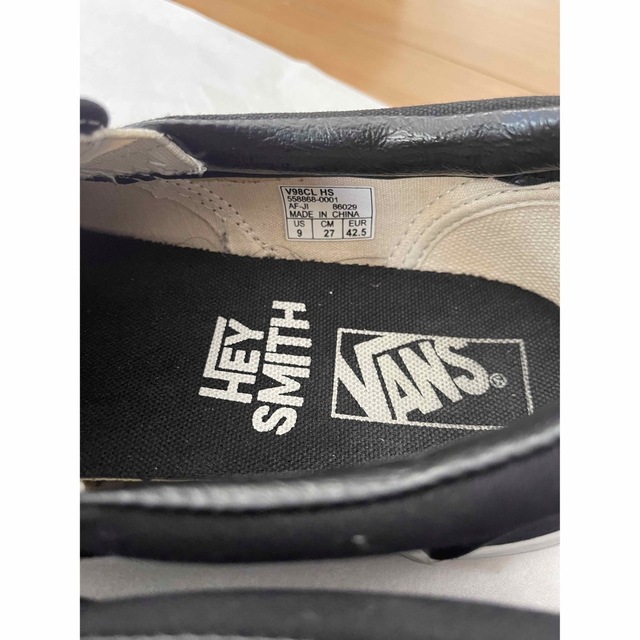 VANS(ヴァンズ)のHEY-SMITH VANS バンズ スリッポン 27cm メンズの靴/シューズ(スニーカー)の商品写真