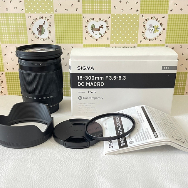 WEB限定カラー有 最終値下げ シグマ 18-300 ズームレンズ Nikon