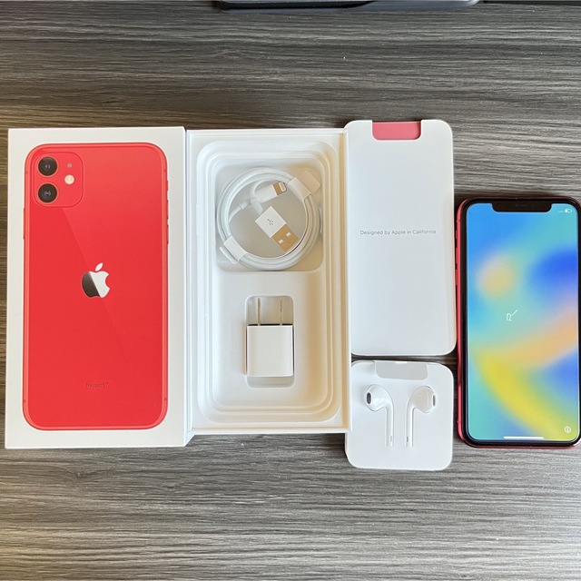 iPhone11 PRODUCT RED SIMフリー 128GBスマートフォン本体