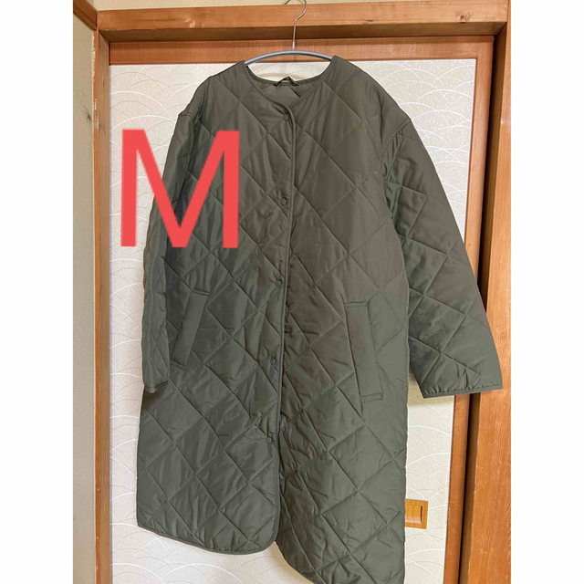 GU(ジーユー)のオーバーサイズキルティングコート　GU レディースのジャケット/アウター(ロングコート)の商品写真