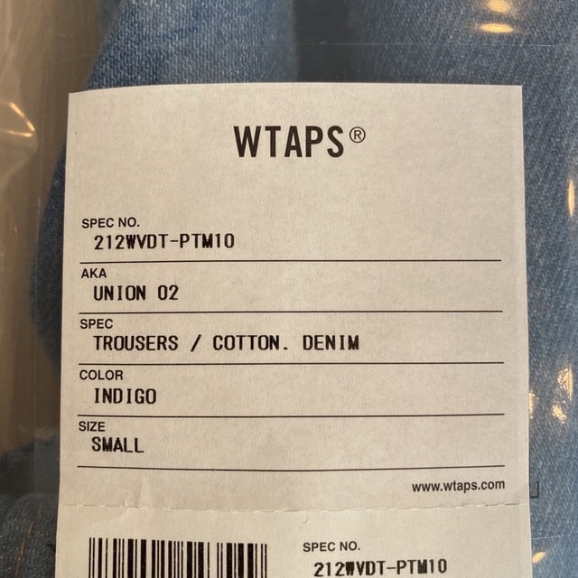 W)taps(ダブルタップス)のWTAPS 21AW UNION 02 INDIGO 希少 Sサイズ メンズのパンツ(デニム/ジーンズ)の商品写真