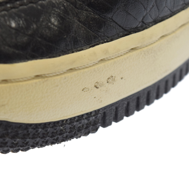 NIKE ナイキ AIR FORCE1 LOW BLACK CROCO ナイキ エアフォース1 ロー クロコ ローカットスニーカー ブラック US8 305895-002