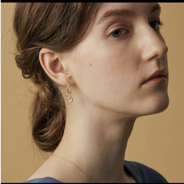 SALE/55%OFF】 アガット パールとムーンストーンのアメリカンピアス