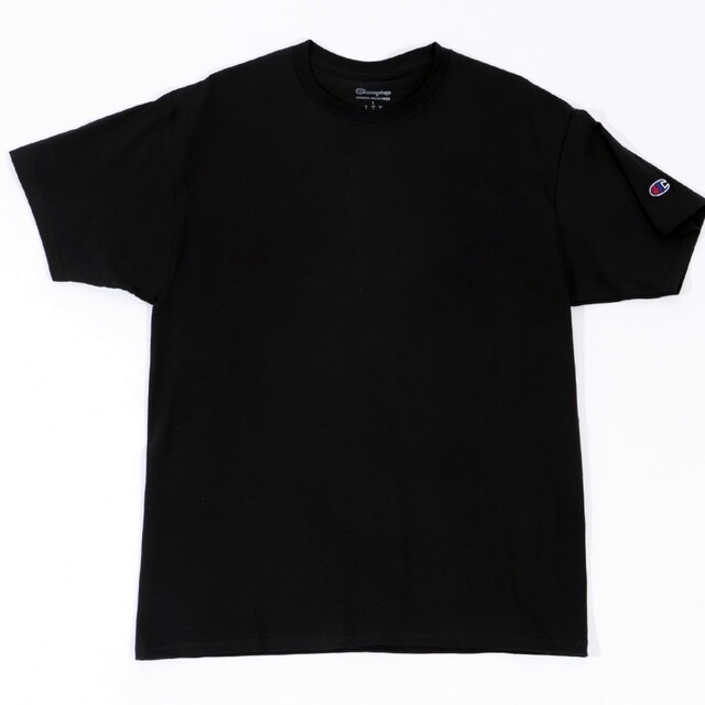 Champion(チャンピオン)の新品未使用 チャンピオン 無地 クルーネック Tシャツ ブラック Sサイズ メンズのトップス(Tシャツ/カットソー(半袖/袖なし))の商品写真