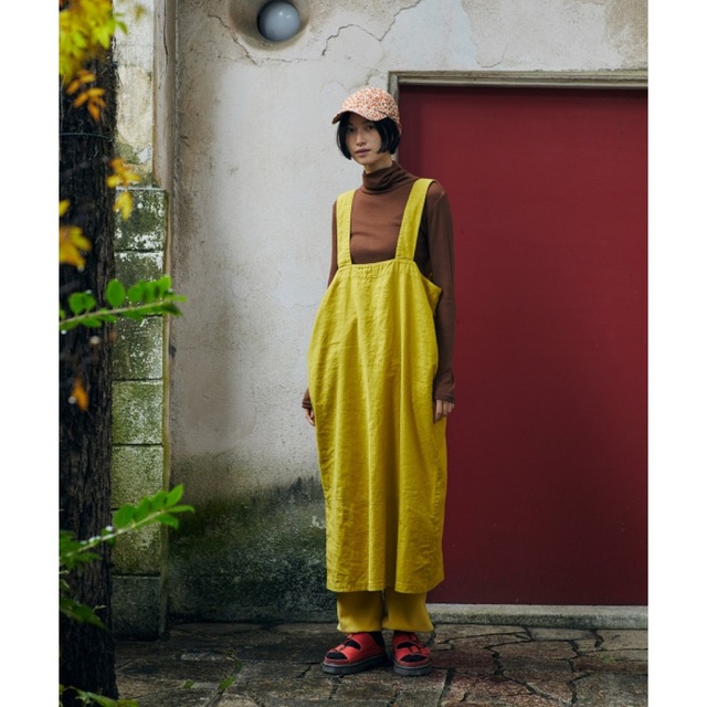 スカートnest Robe UpcycleLino jumper skirt