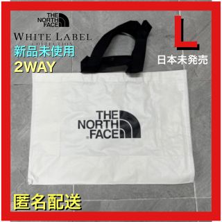 ザノースフェイス(THE NORTH FACE)のザノースフェイス エコバッグ   ショッパー  トートバッグ Lサイズ ホワイト(トートバッグ)