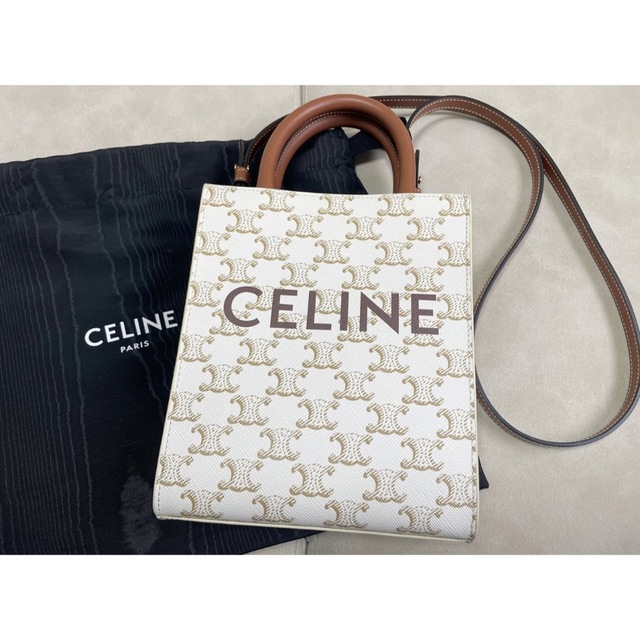 値段が激安 celine - 【CELINE】ミニバーティカルカバ ショルダーバッグ