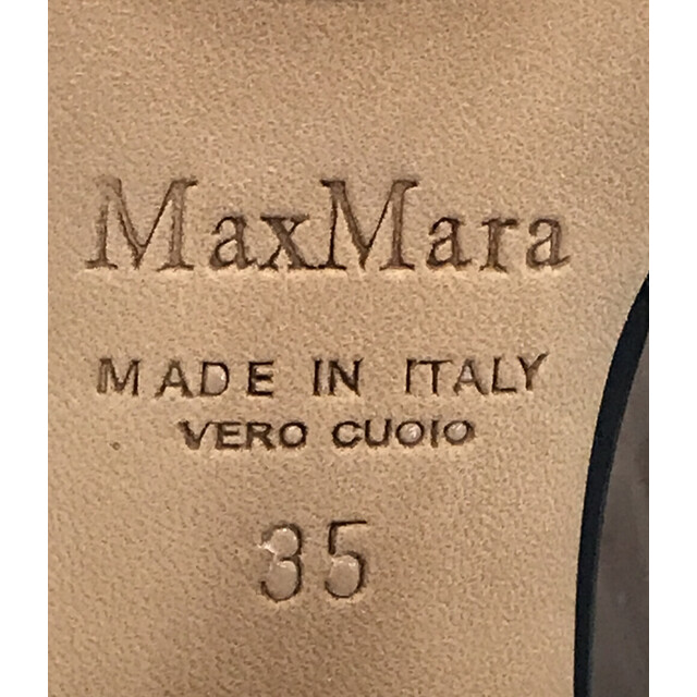 Max Mara(マックスマーラ)のマックスマーラ MAX MARA スリングバック パンプス レディース 35 レディースの靴/シューズ(ハイヒール/パンプス)の商品写真