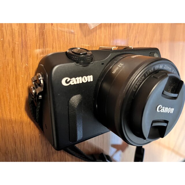 Canon(キヤノン)のCanon EOS M2 Wレンズキット BK スマホ/家電/カメラのカメラ(ミラーレス一眼)の商品写真