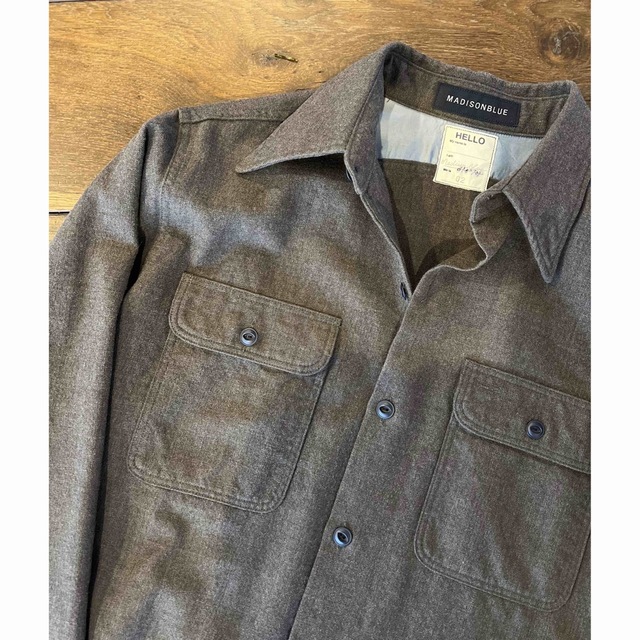 MADISONBLUE(マディソンブルー)のMADISON BLUE / wool shirts レディースのトップス(シャツ/ブラウス(長袖/七分))の商品写真