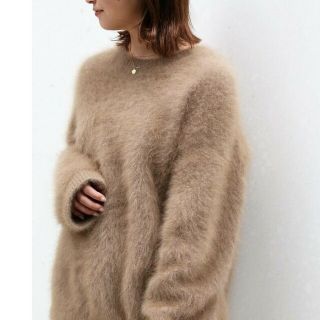 ドゥーズィエムクラス(DEUXIEME CLASSE)の新品未使用☆Fluffy Sweaterドゥーズィエムクラス ベージュ(ニット/セーター)